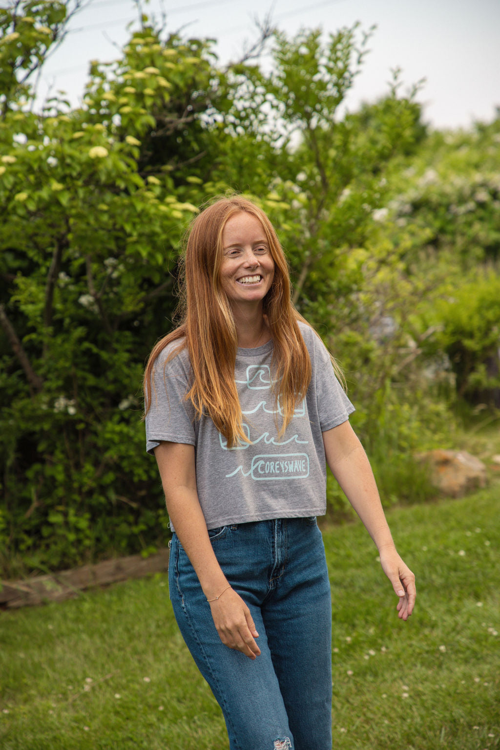 Women's Relaxed T-Shirt | Line It Up in Dark Blue