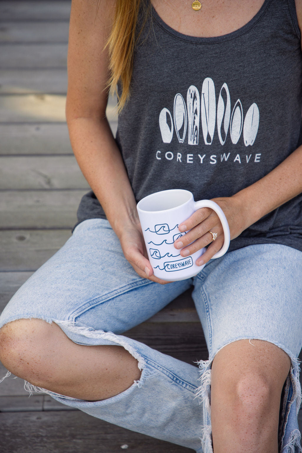 Women's Racerback Tank | Legacy in White