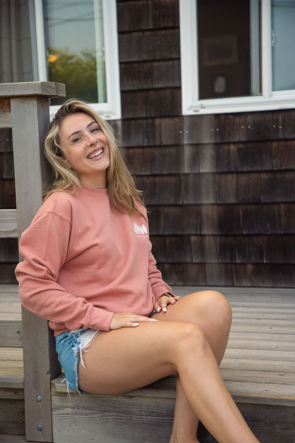 Unisex Crew Neck Sweatshirt | Legacy Pocket in White