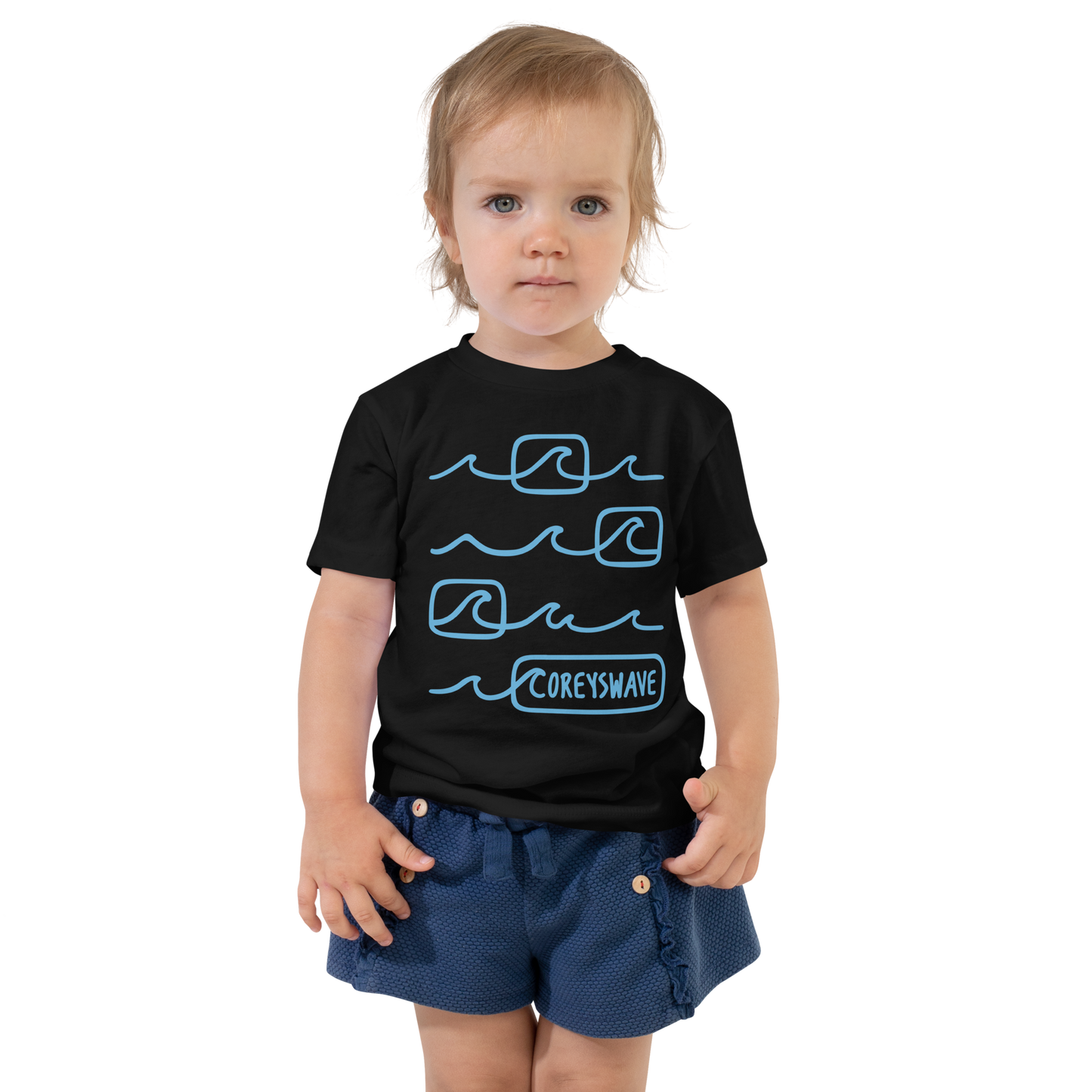 Toddler T-Shirt | Line It Up in Blue