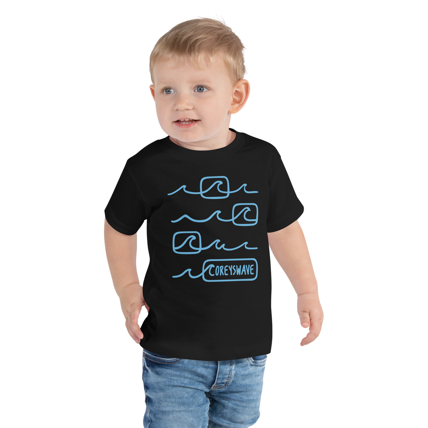 Toddler T-Shirt | Line It Up in Blue
