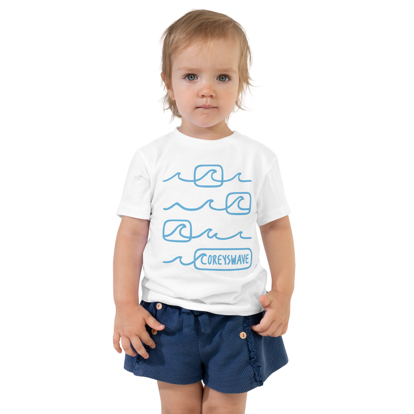 Toddler T-Shirt | Line It Up in Blue