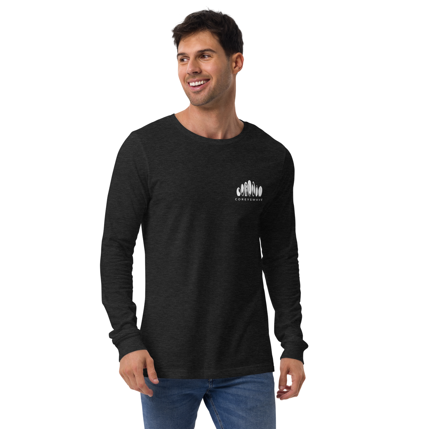 Unisex Long Sleeve T-Shirt | Legacy Pocket in White