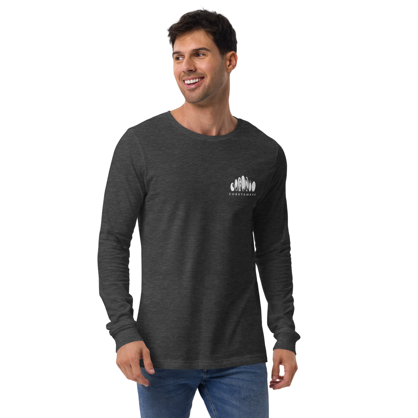Unisex Long Sleeve T-Shirt | Legacy Pocket in White