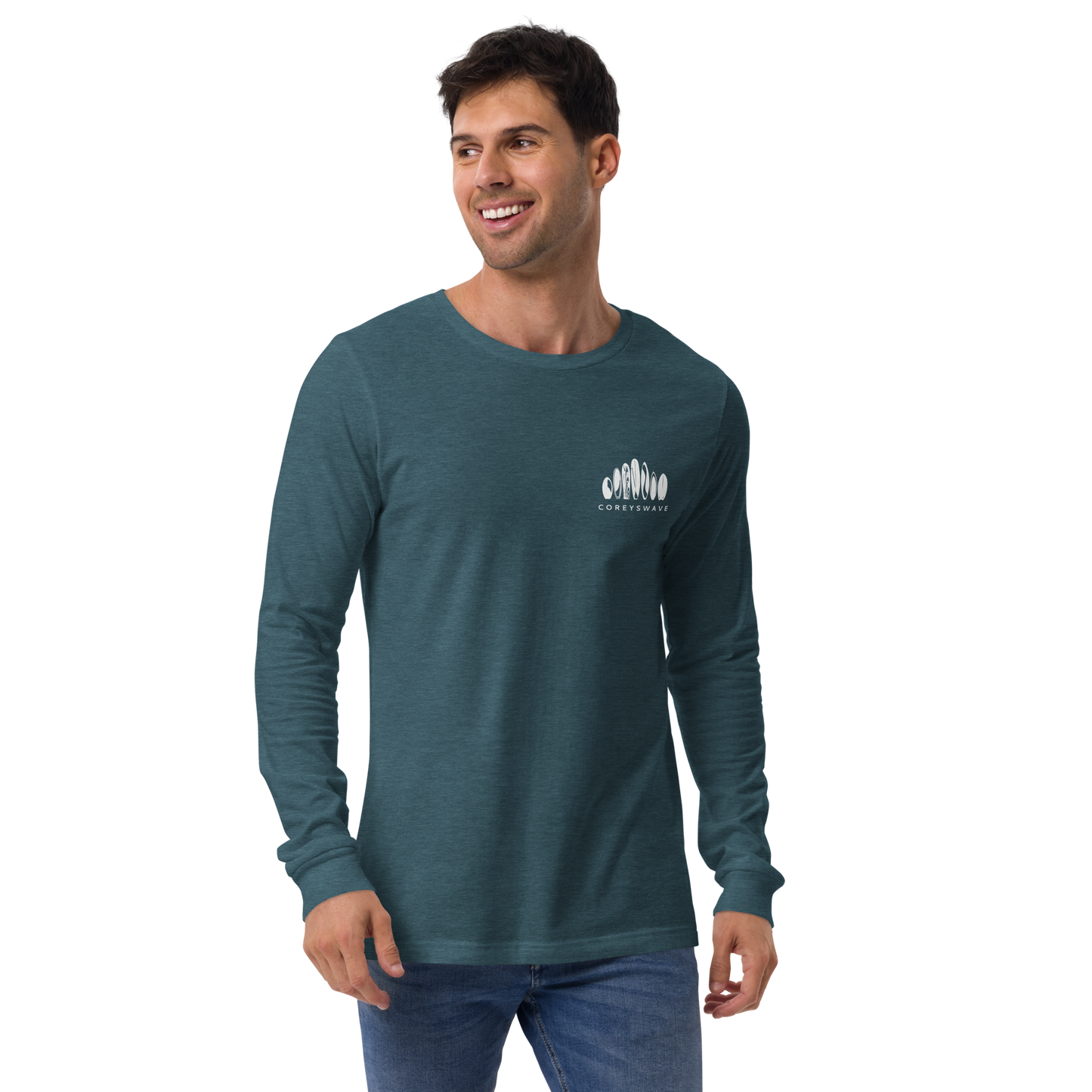 Unisex Long Sleeve T-Shirt | Legacy Pocket in White