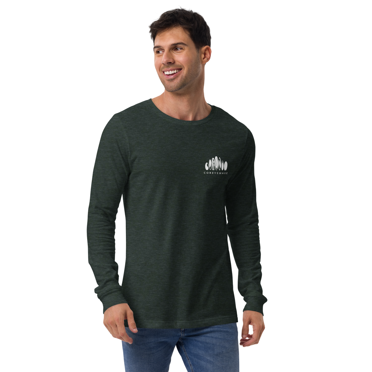 Unisex Long Sleeve T-Shirt | Legacy Pocket in White