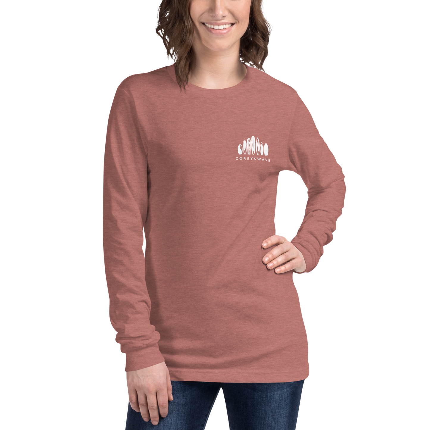 Unisex Long Sleeve T-Shirt | Legacy Pocket in White