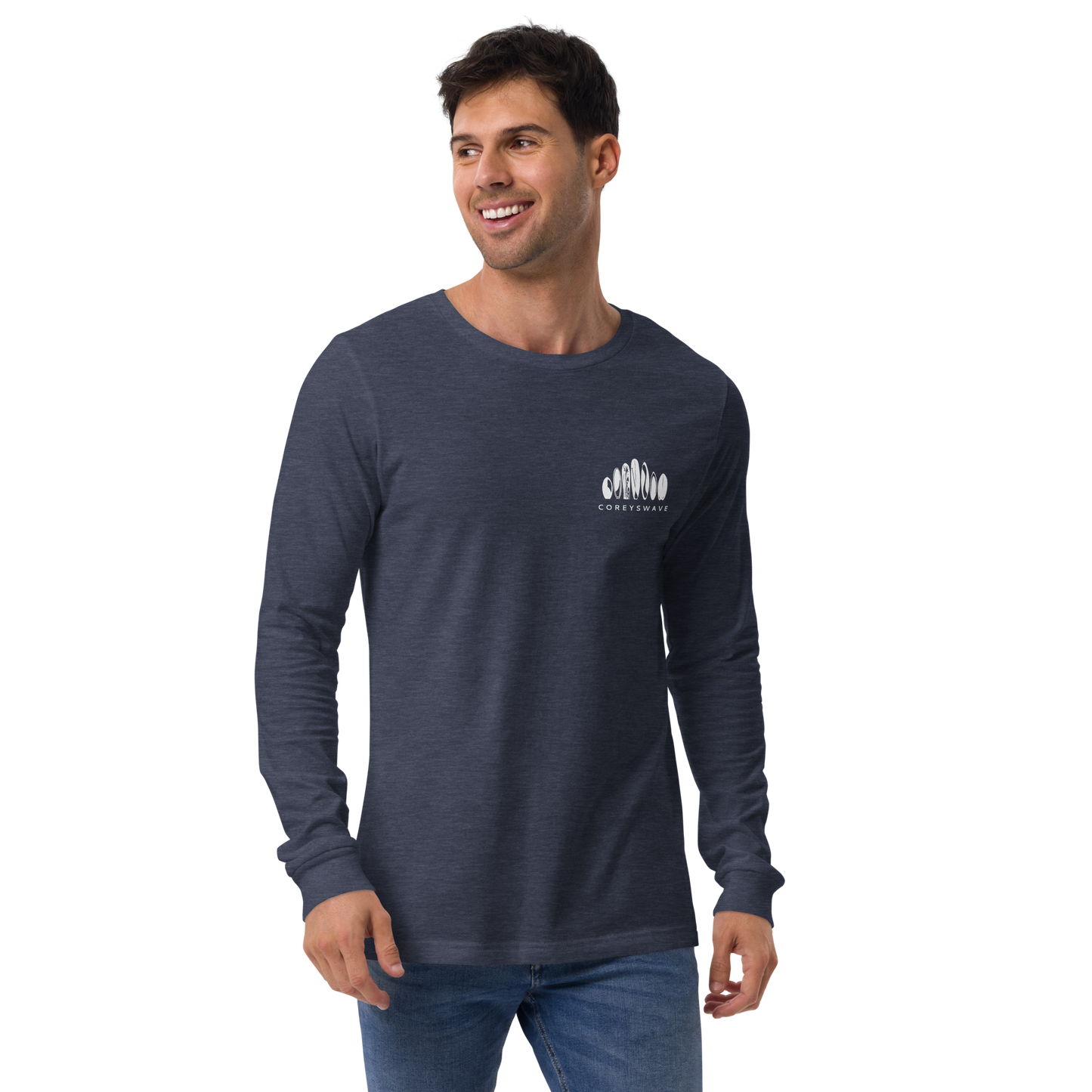 Unisex Long Sleeve T-Shirt | Legacy Pocket in White