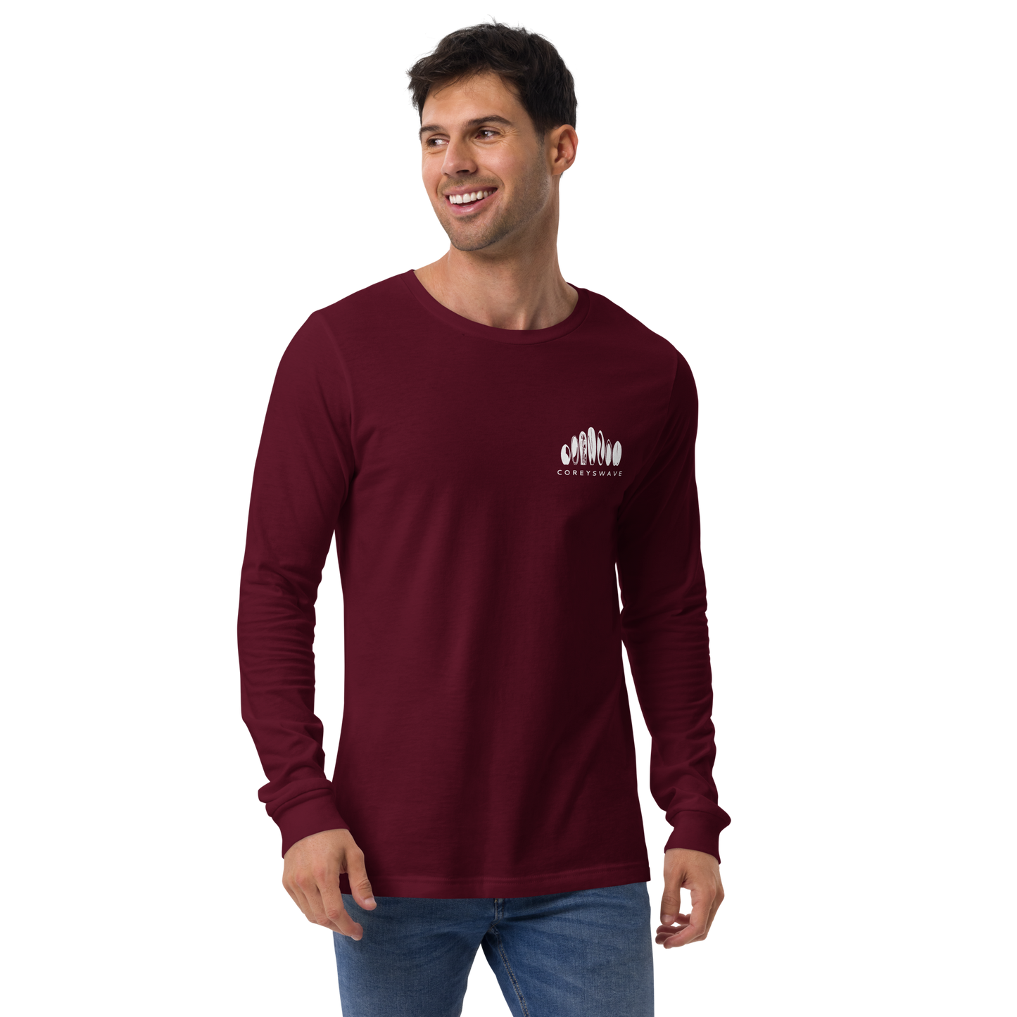 Unisex Long Sleeve T-Shirt | Legacy Pocket in White