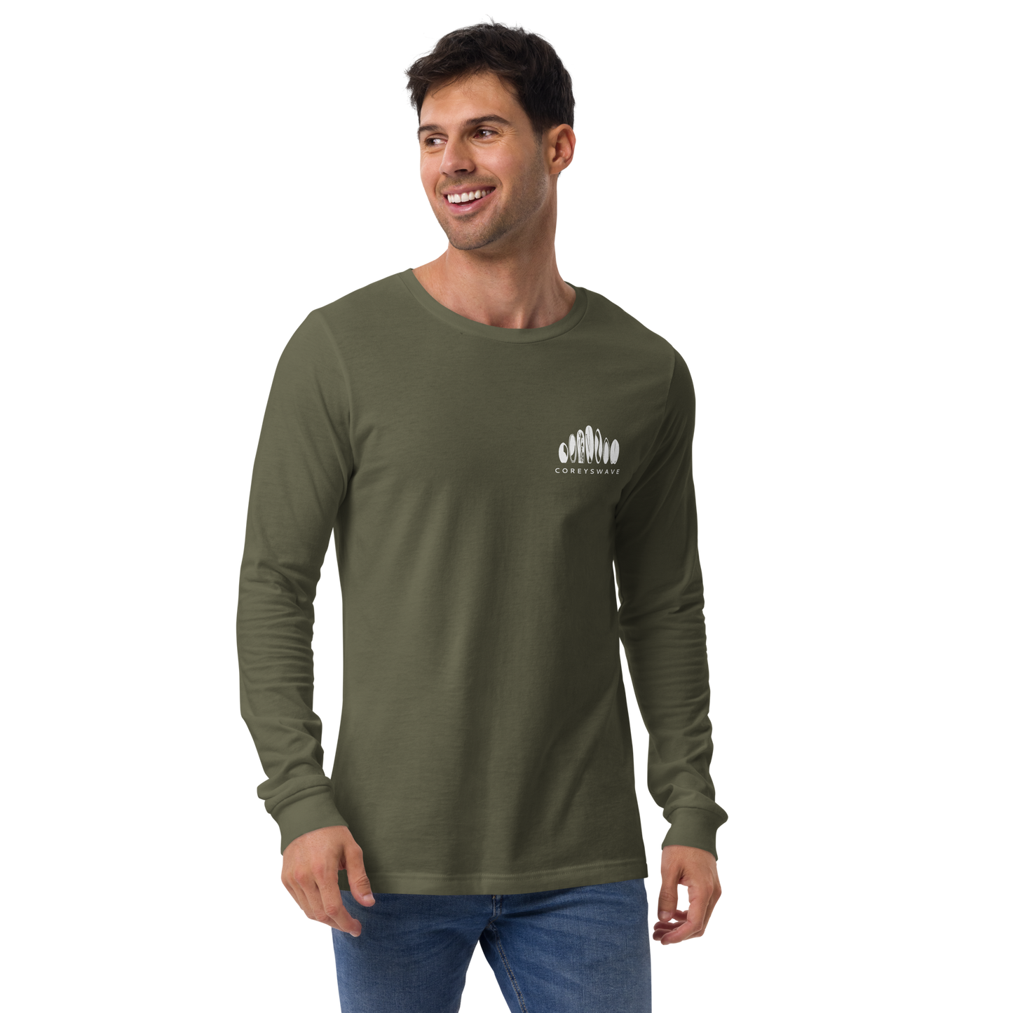 Unisex Long Sleeve T-Shirt | Legacy Pocket in White