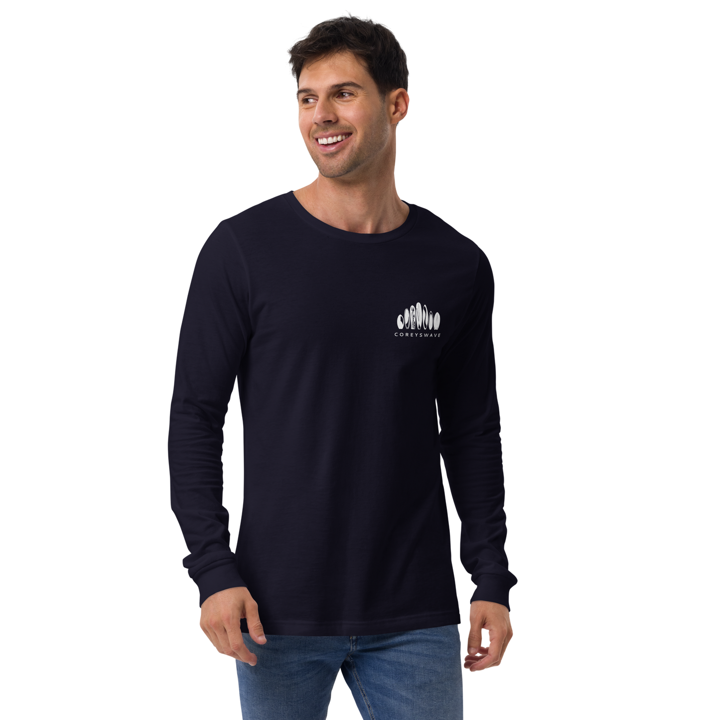 Unisex Long Sleeve T-Shirt | Legacy Pocket in White
