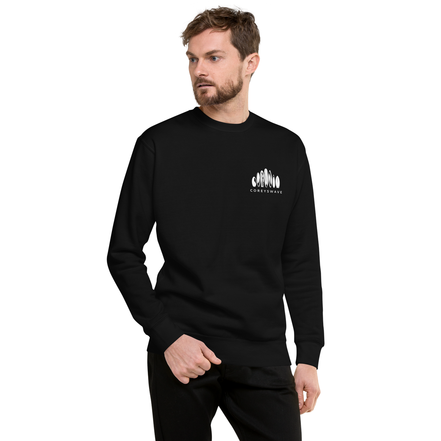 Unisex Crew Neck Sweatshirt | Legacy Pocket in White