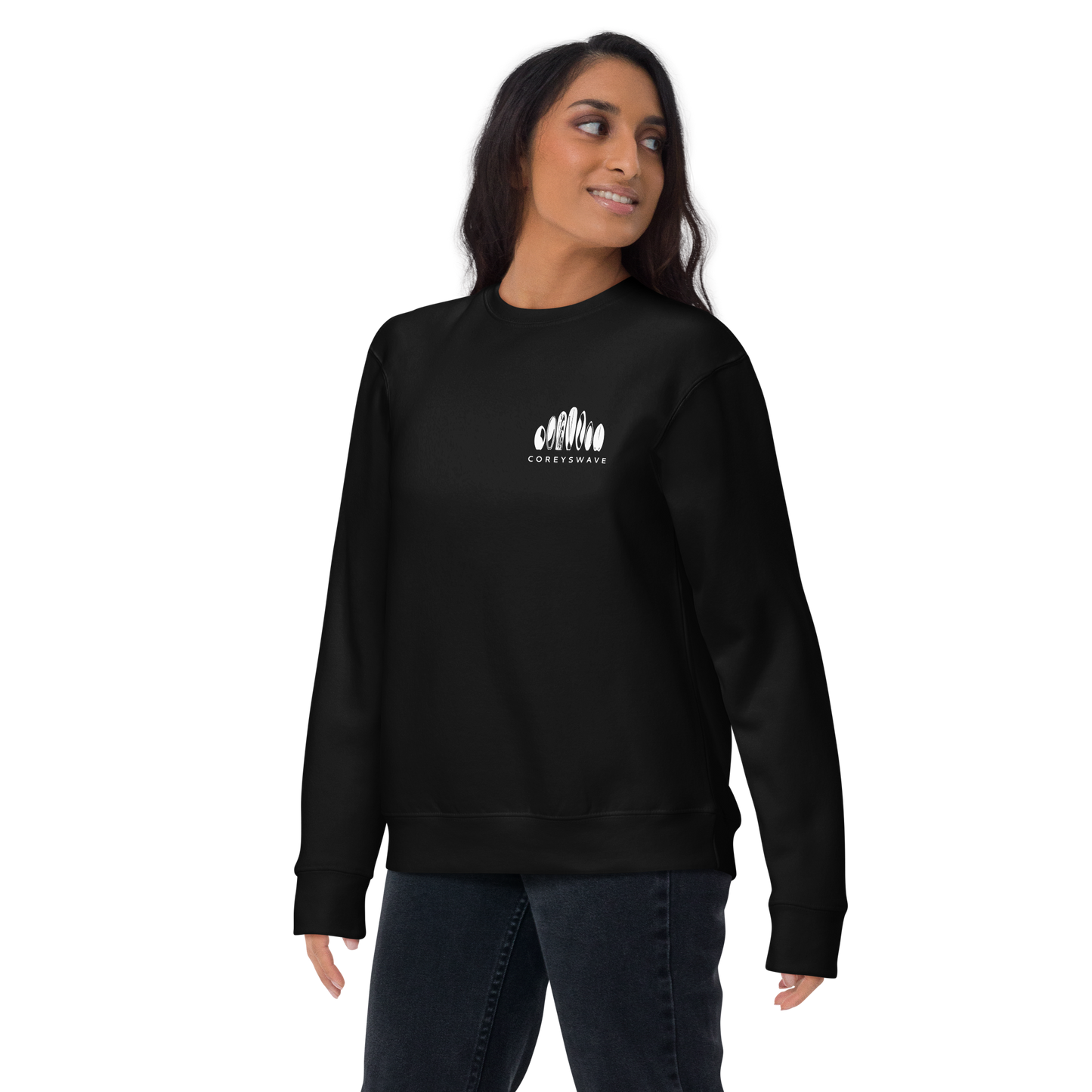 Unisex Crew Neck Sweatshirt | Legacy Pocket in White