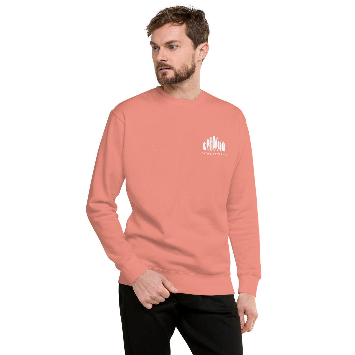 Unisex Crew Neck Sweatshirt | Legacy Pocket in White