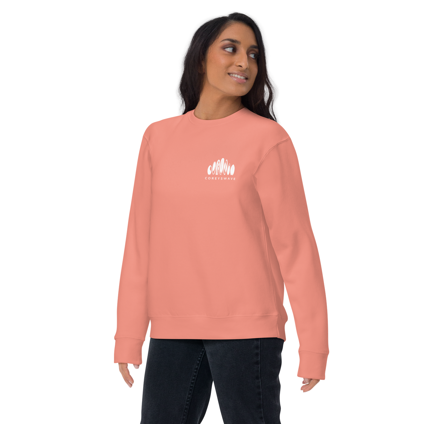 Unisex Crew Neck Sweatshirt | Legacy Pocket in White