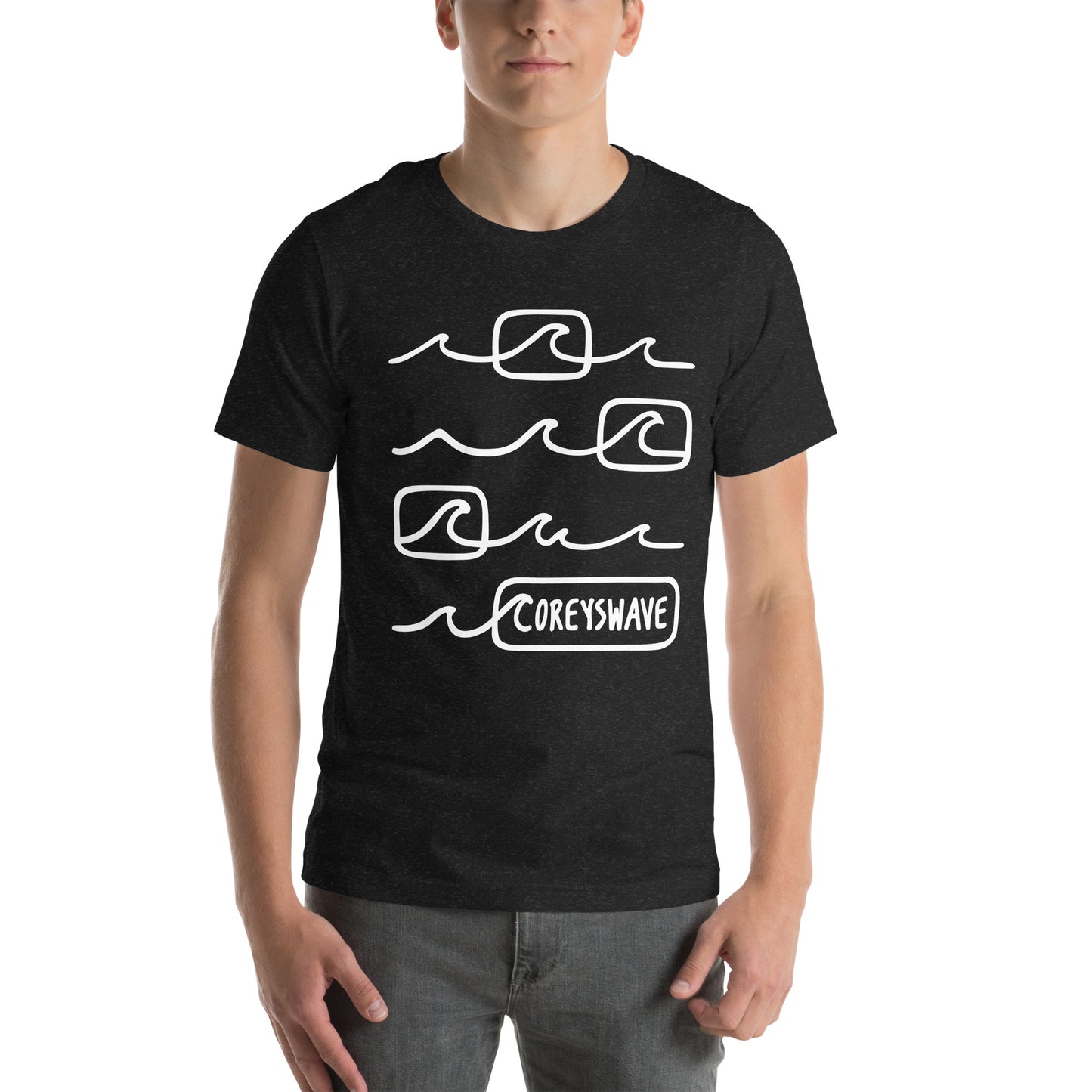 Unisex T-Shirt | Line It Up in White