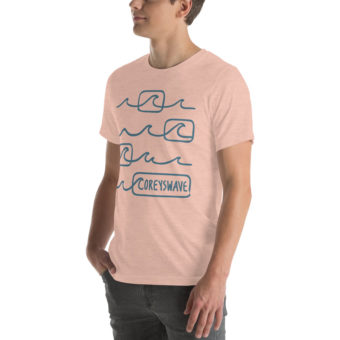Unisex t-shirt I Line it Up in Blue