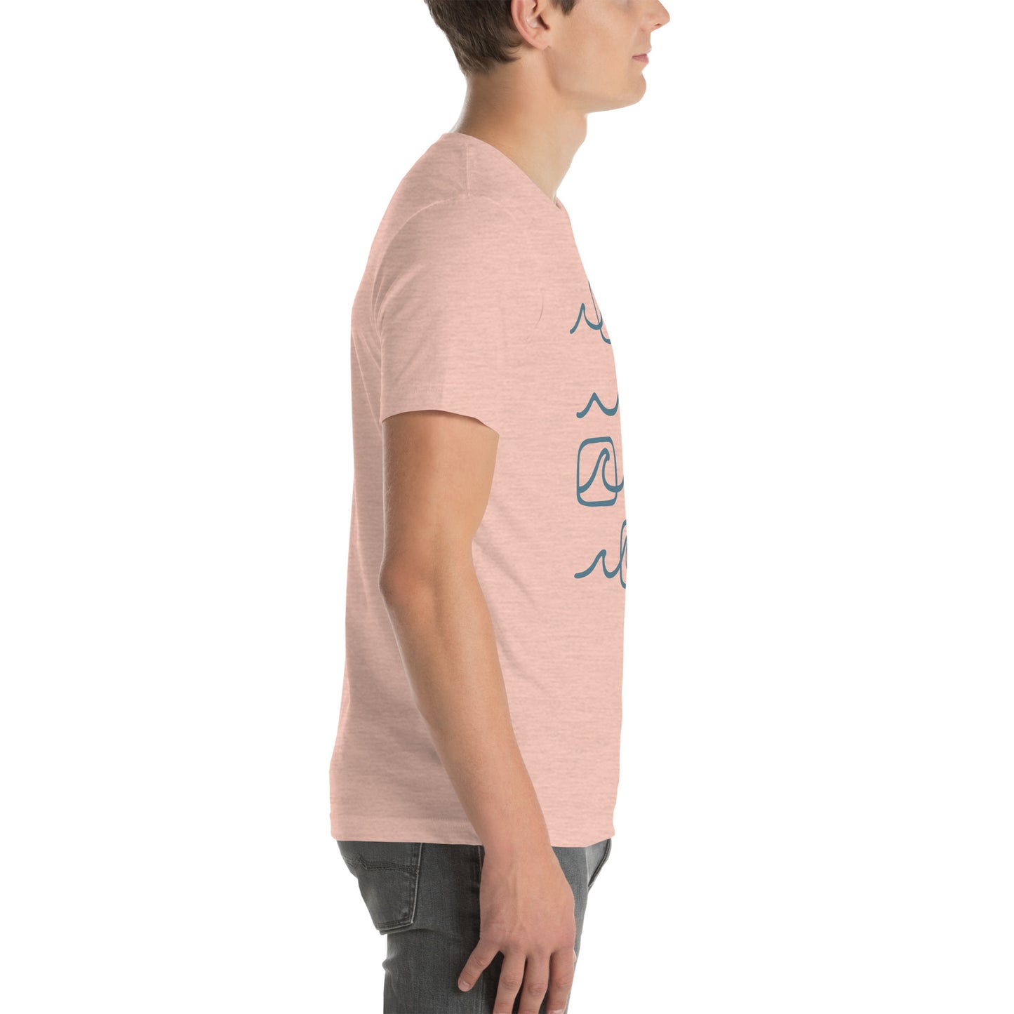 Unisex t-shirt I Line it Up in Blue