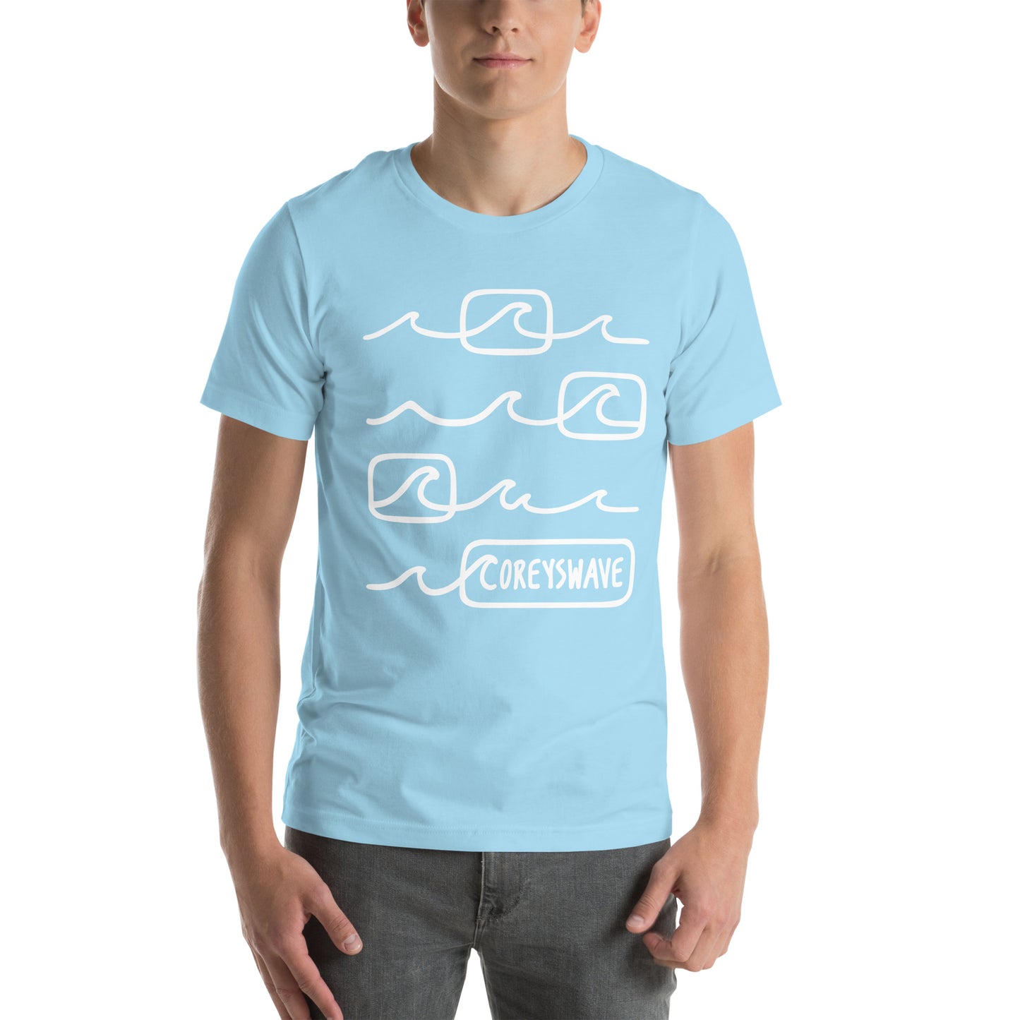 Unisex T-Shirt | Line It Up in White