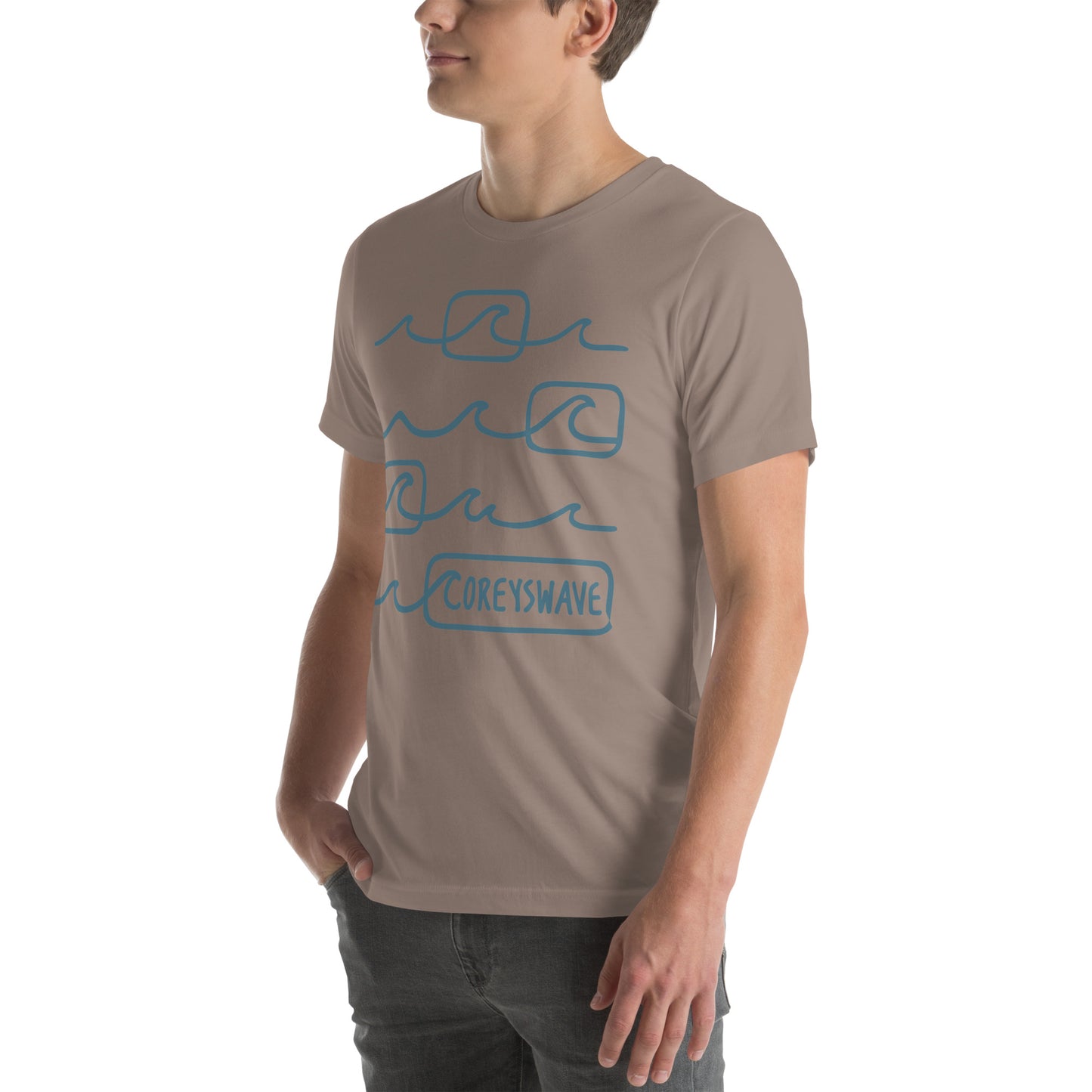 Unisex t-shirt I Line it Up in Blue