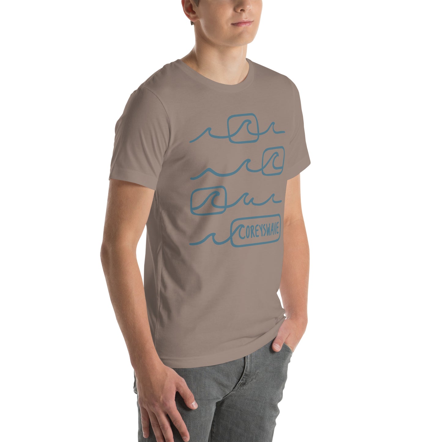 Unisex t-shirt I Line it Up in Blue