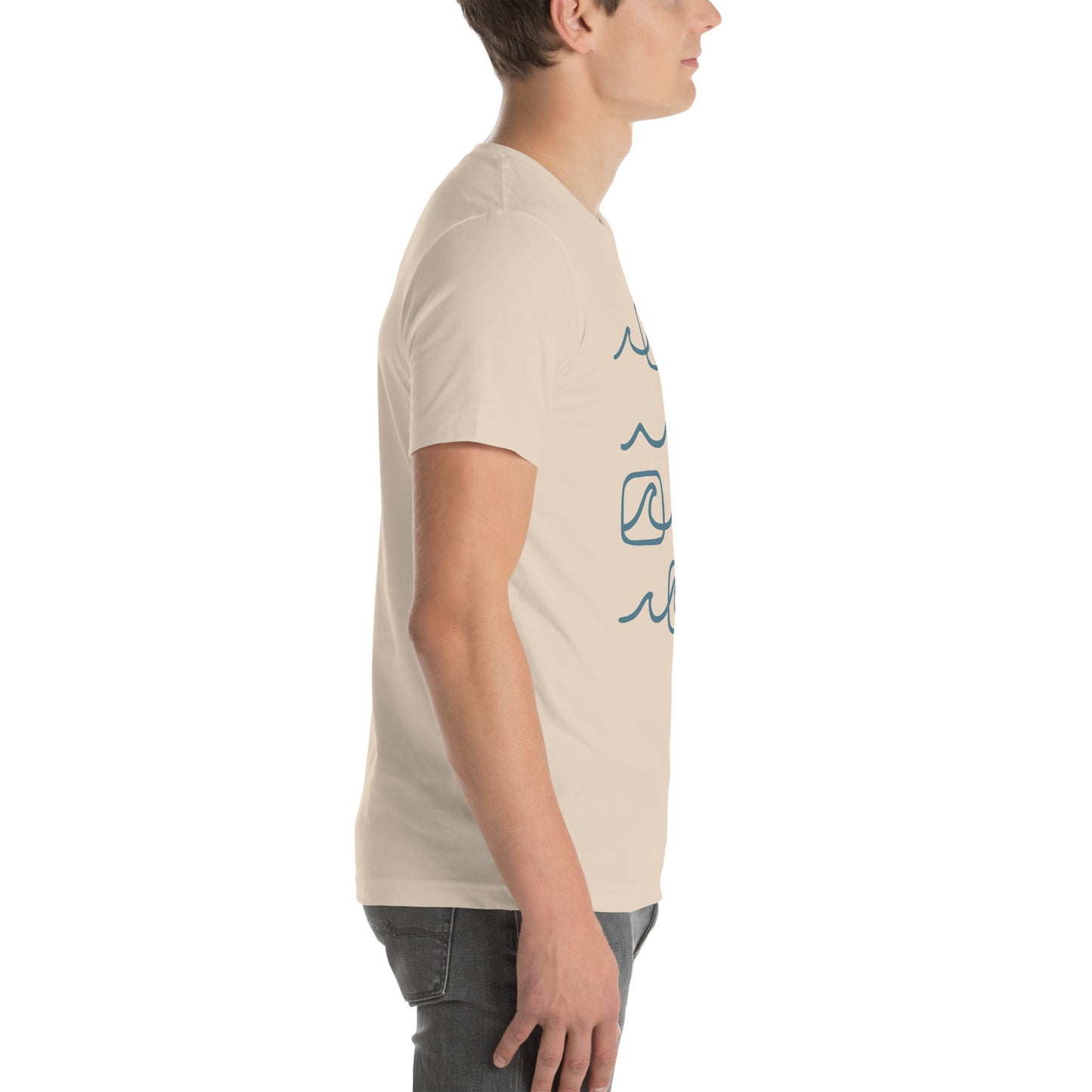Unisex t-shirt I Line it Up in Blue