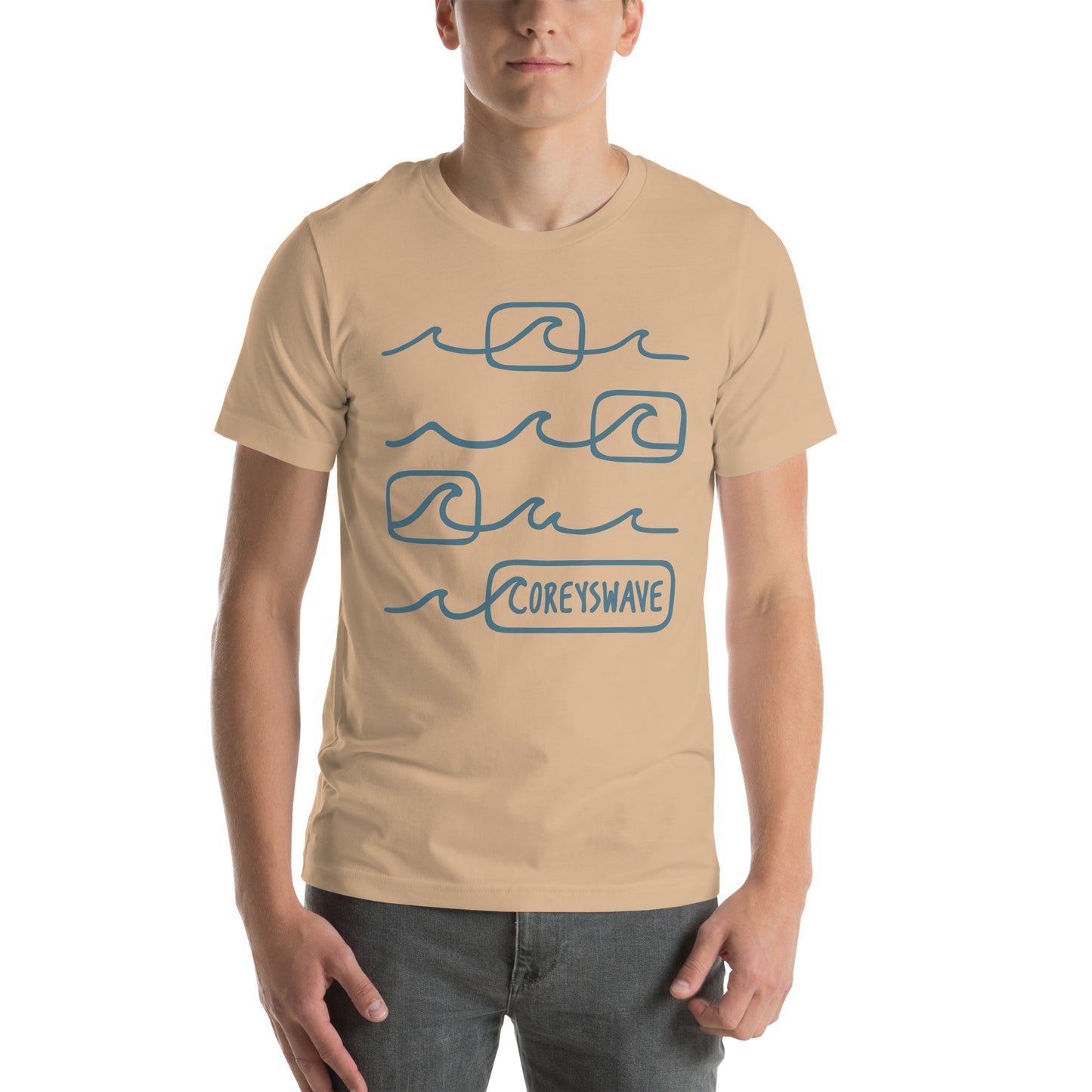 Unisex t-shirt I Line it Up in Blue