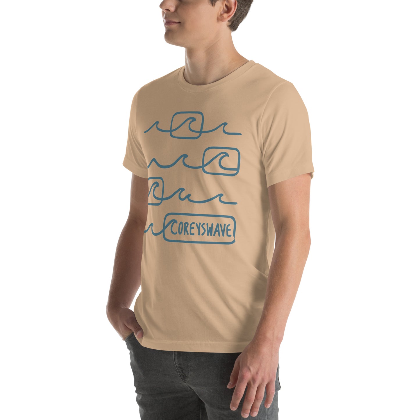 Unisex t-shirt I Line it Up in Blue