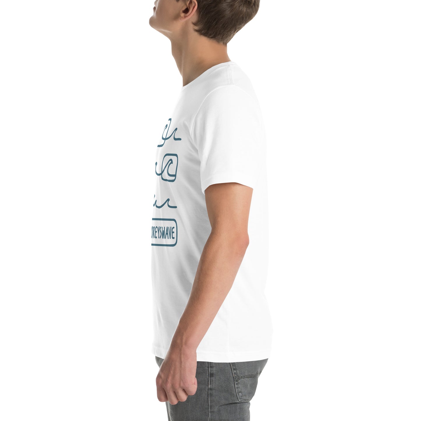 Unisex t-shirt I Line it Up in Blue