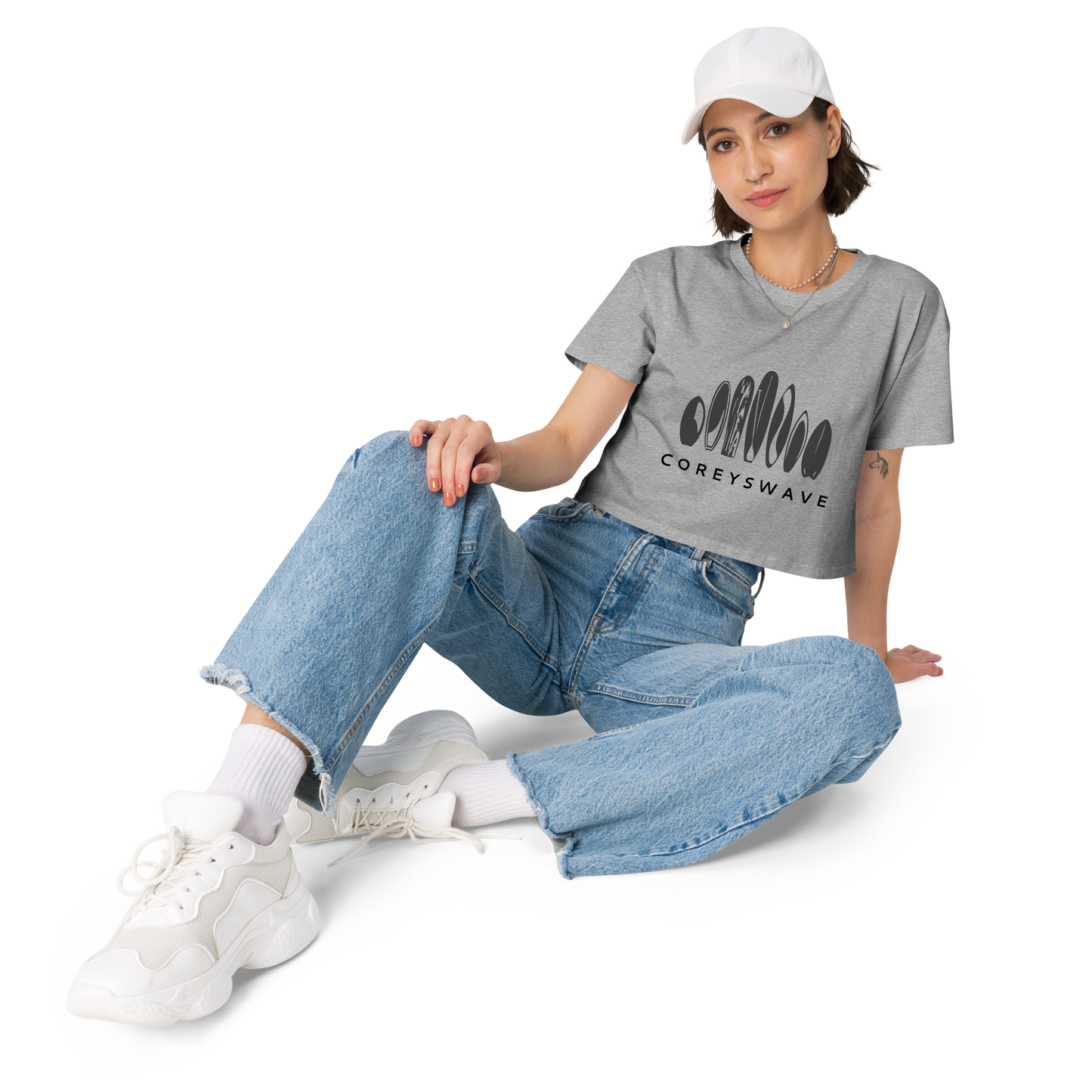 Women's Crop Top | Legacy in Black