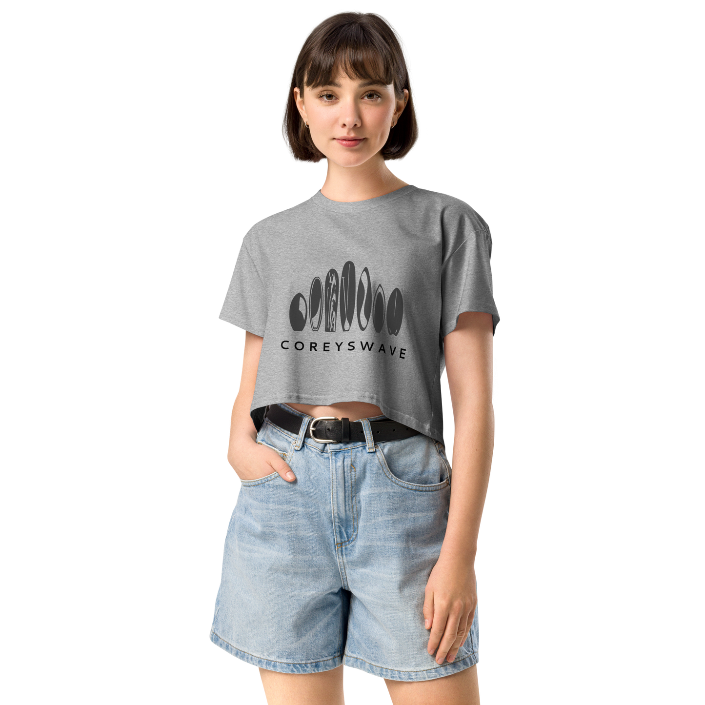 Women's Crop Top | Legacy in Black
