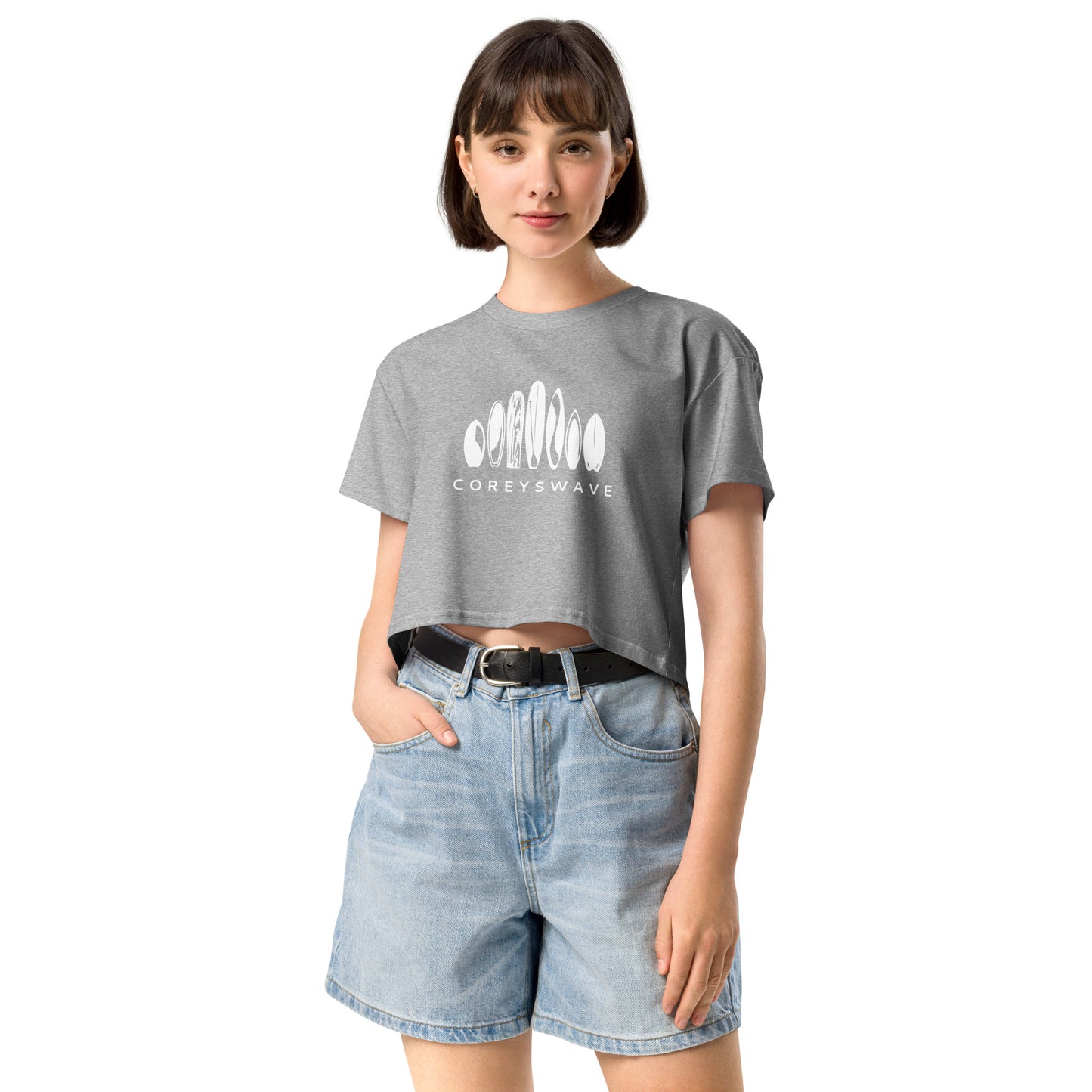 Women's Crop Top | Legacy in White