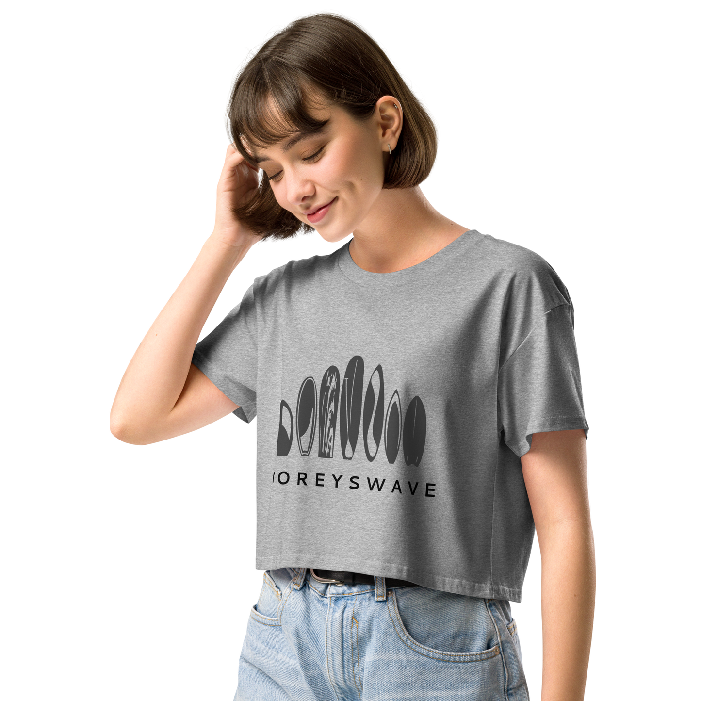 Women's Crop Top | Legacy in Black