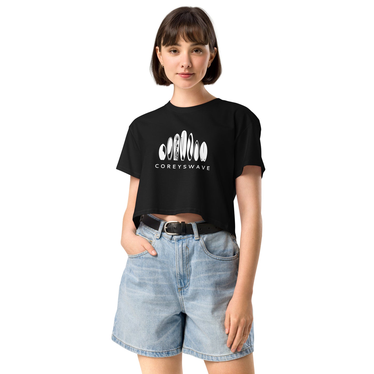 Women's Crop Top | Legacy in White