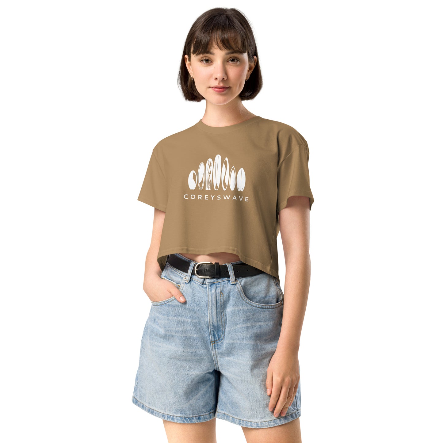 Women's Crop Top | Legacy in White
