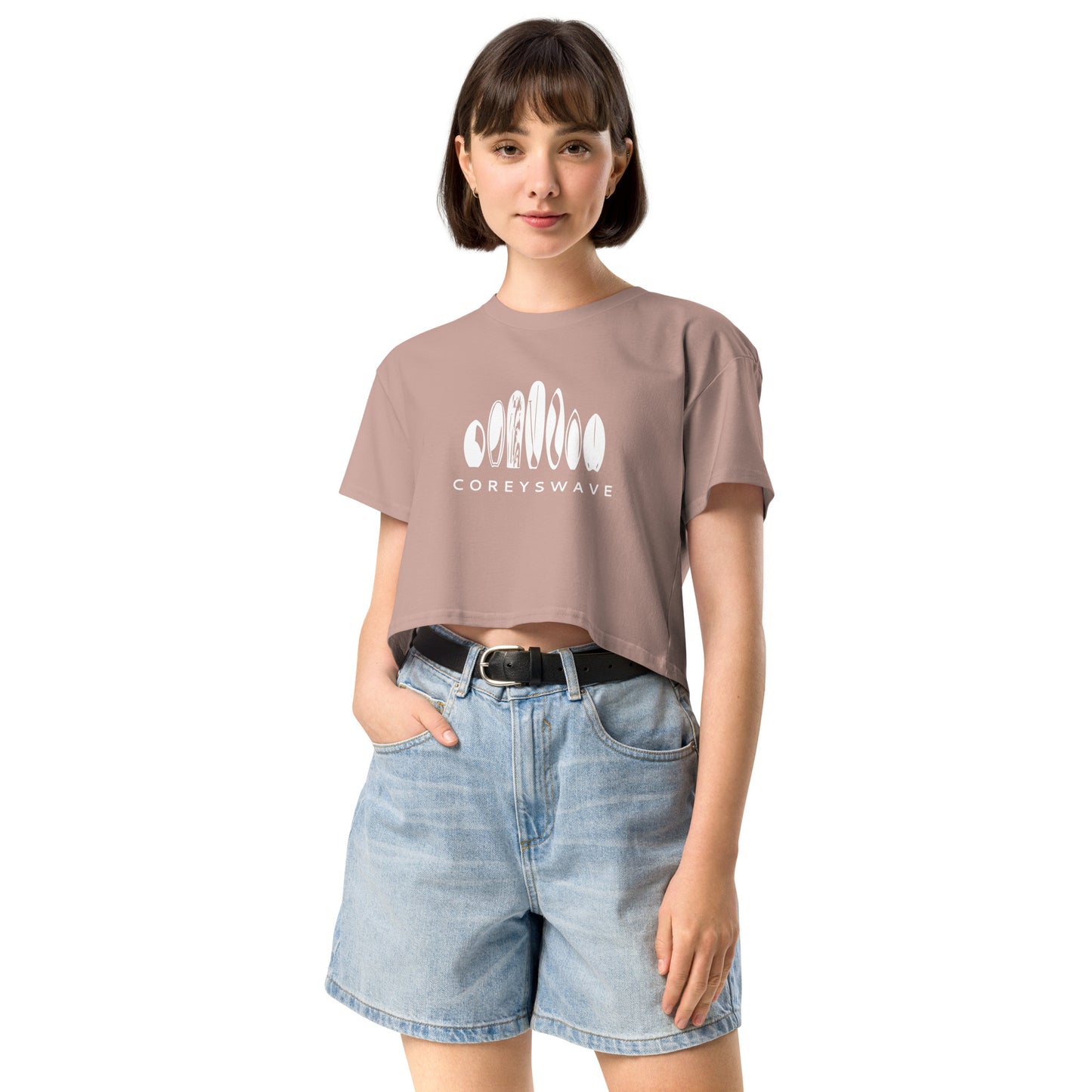 Women's Crop Top | Legacy in White