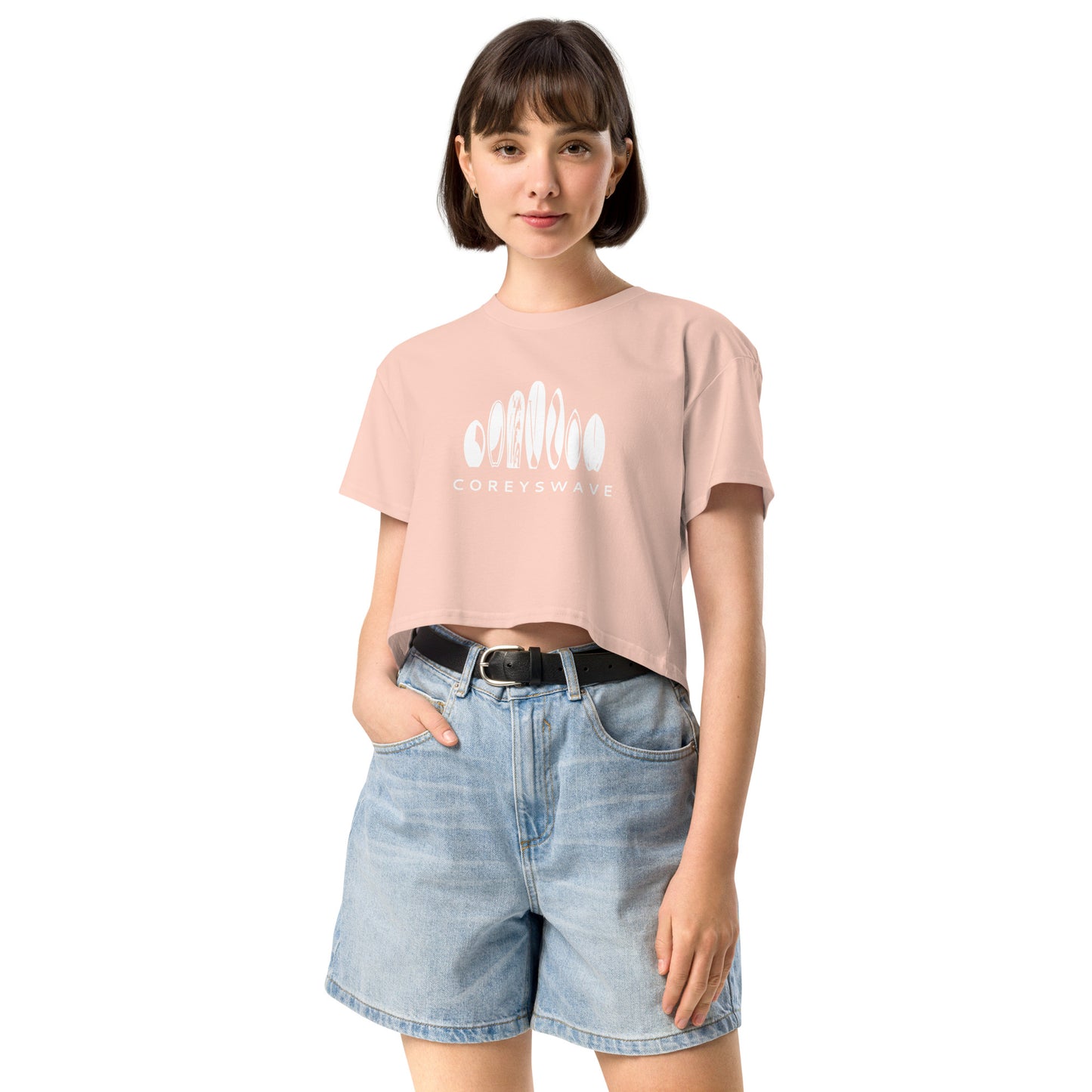 Women's Crop Top | Legacy in White