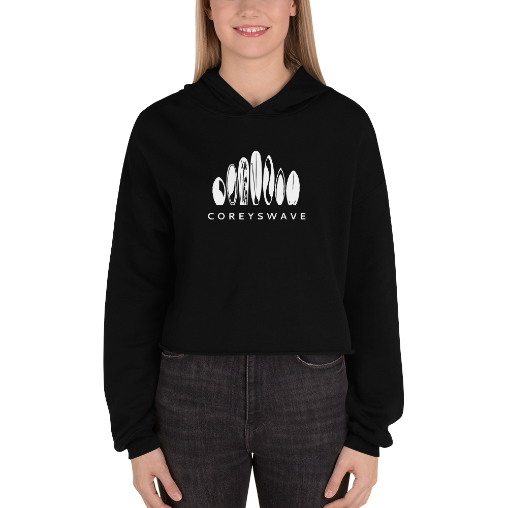 Women's Crop Hoodie | Legacy in White