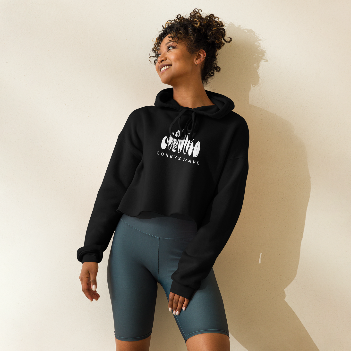 Women's Crop Hoodie | Legacy in White