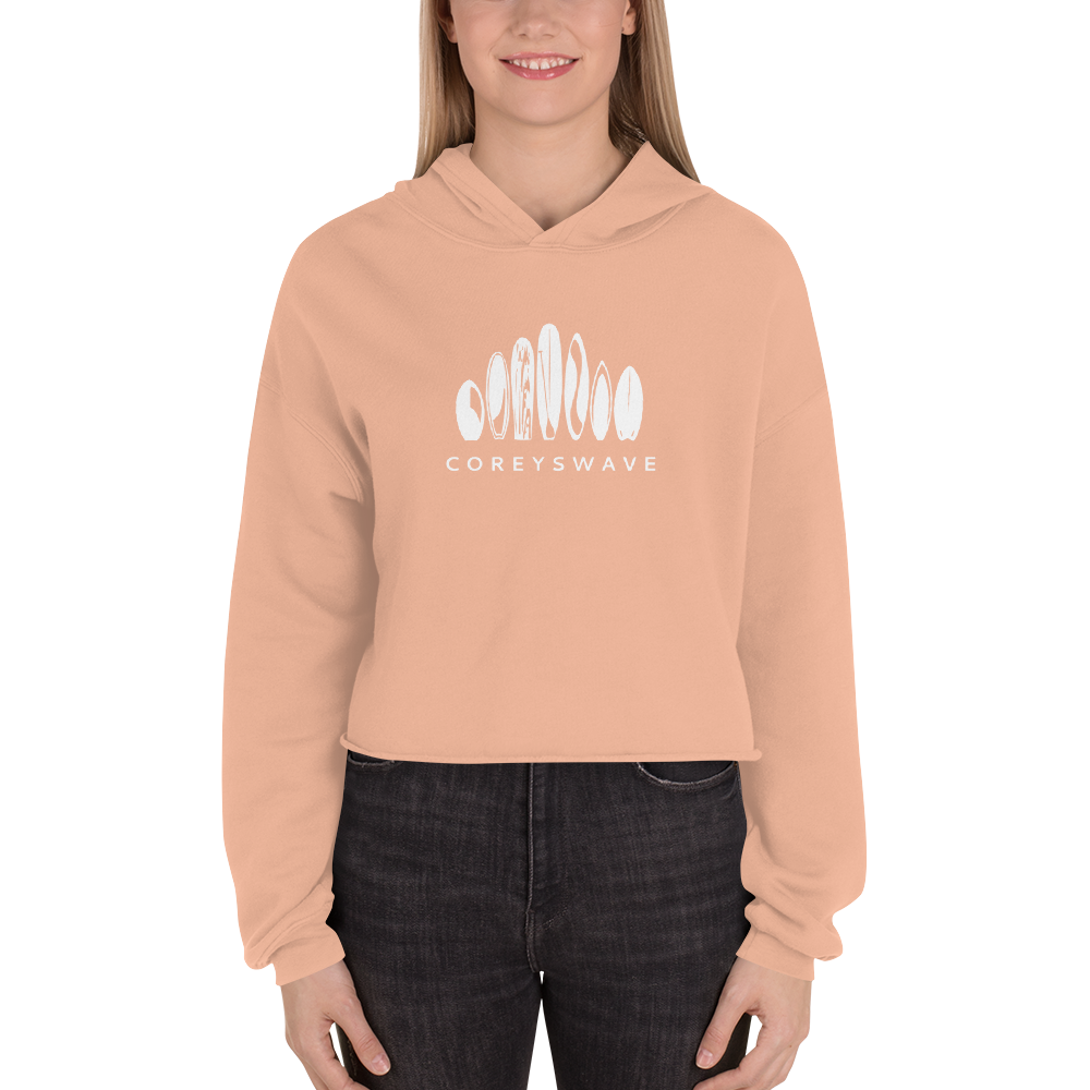 Women's Crop Hoodie | Legacy in White