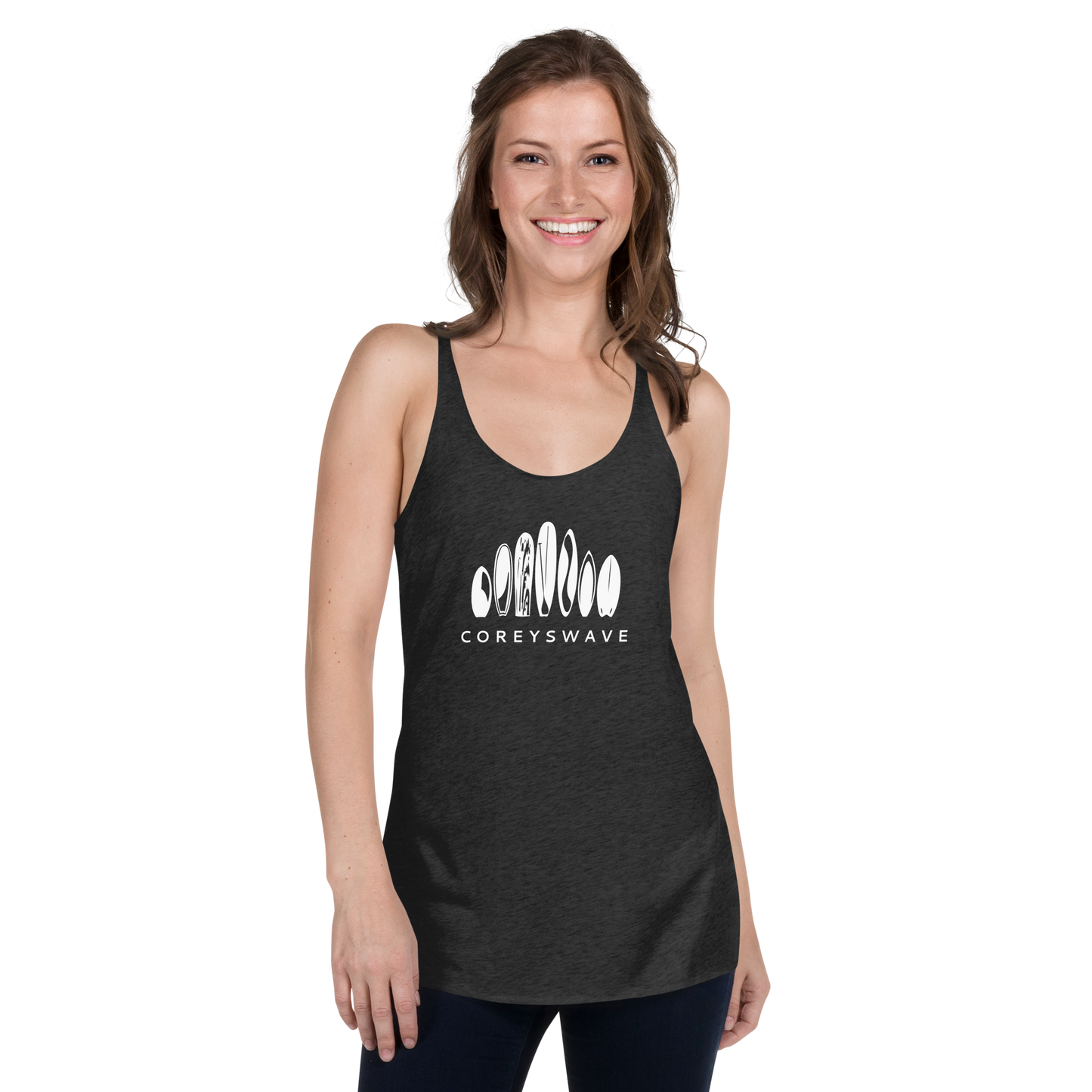 Women's Racerback Tank | Legacy in White