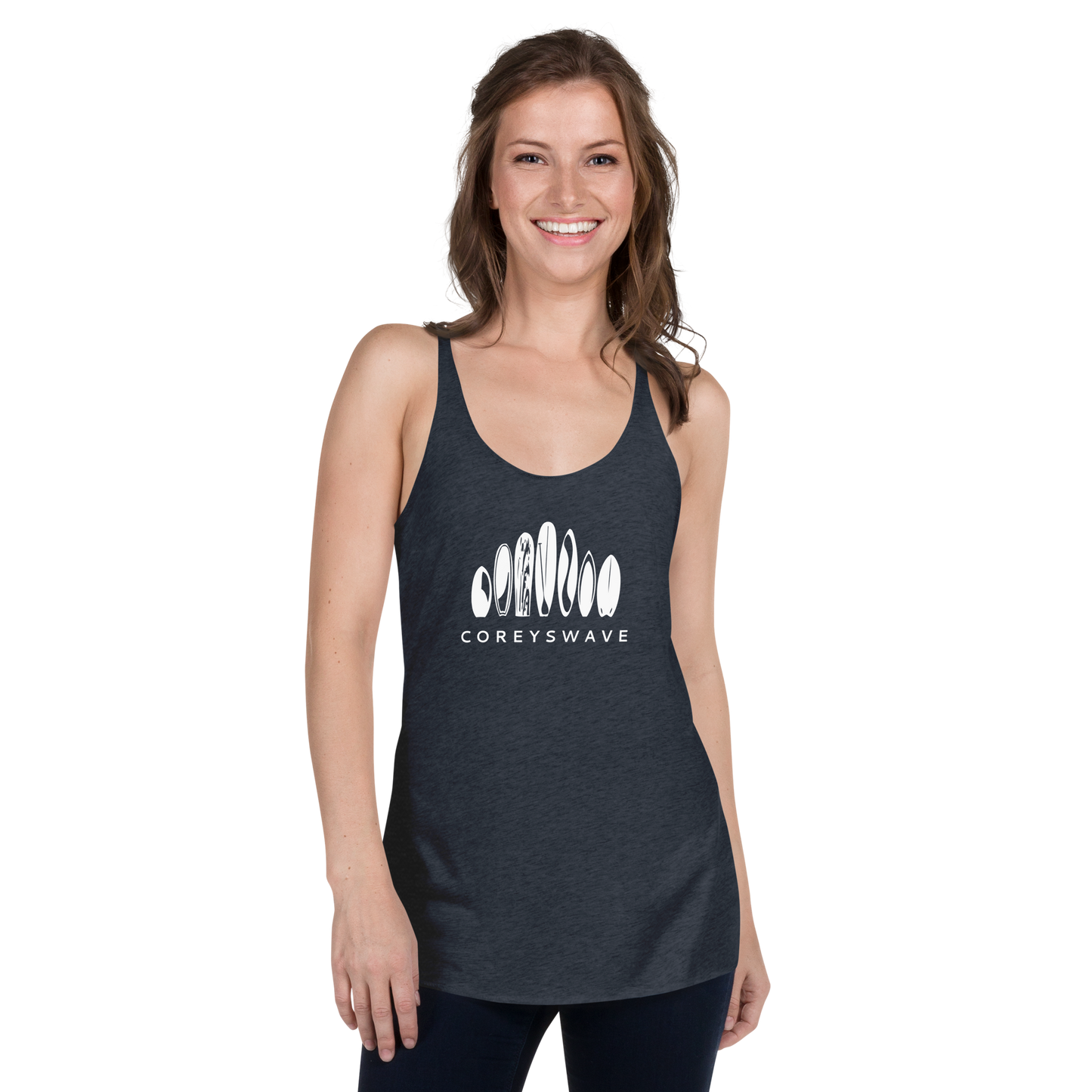 Women's Racerback Tank | Legacy in White
