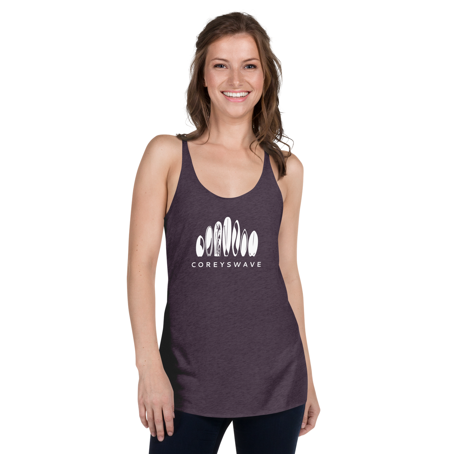 Women's Racerback Tank | Legacy in White