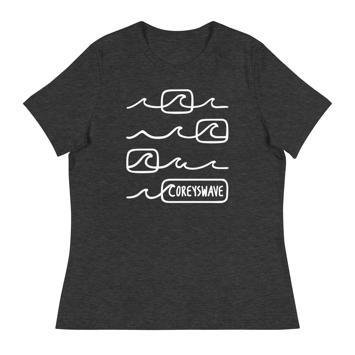 Women's Relaxed T-Shirt | Line It Up in White