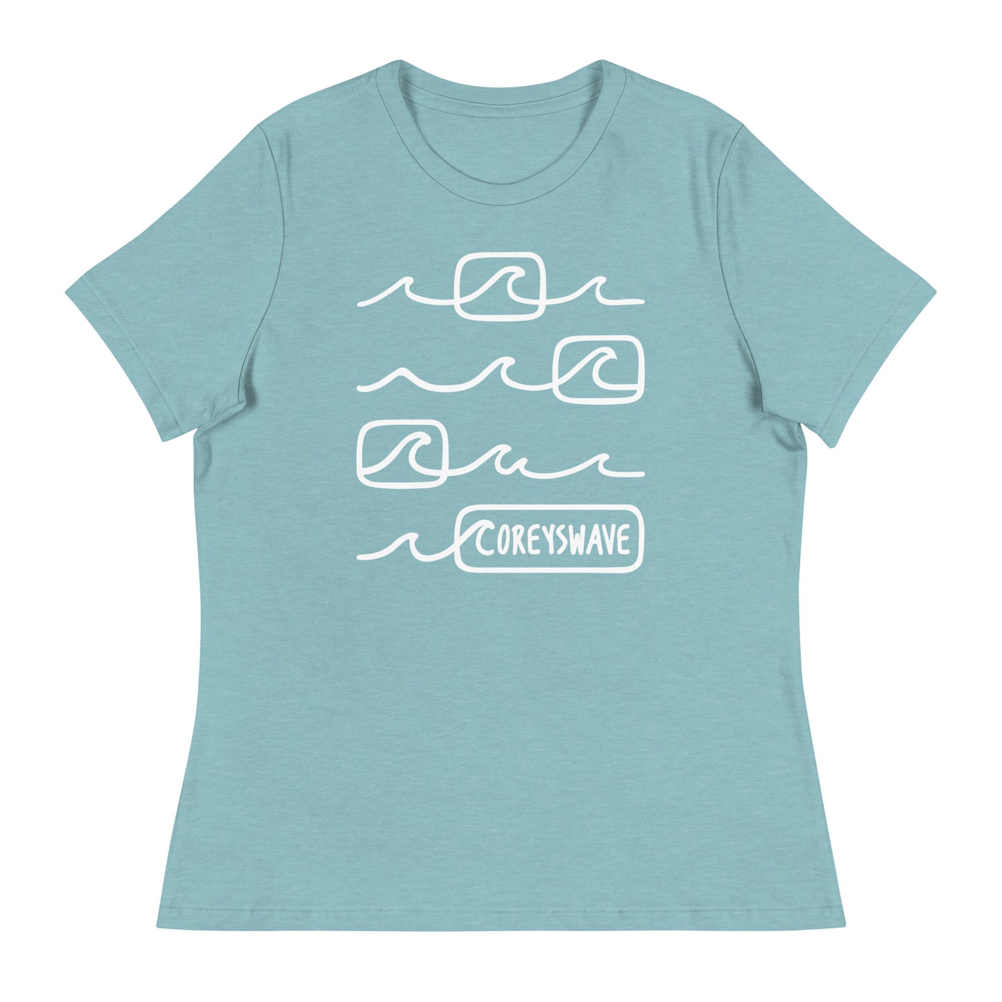 Women's Relaxed T-Shirt | Line It Up in White