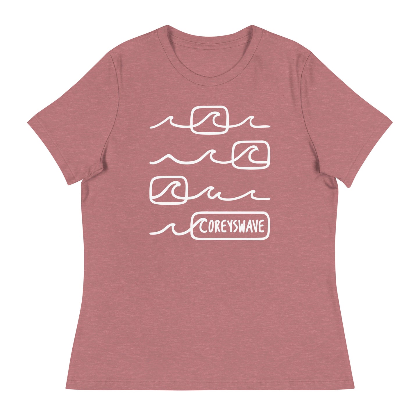 Women's Relaxed T-Shirt | Line It Up in White
