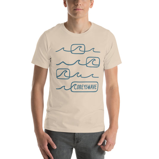 Unisex t-shirt I Line it Up in Blue