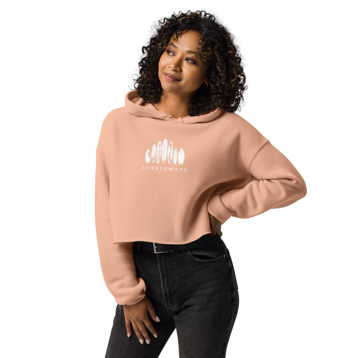 Women's Crop Hoodie | Legacy in White