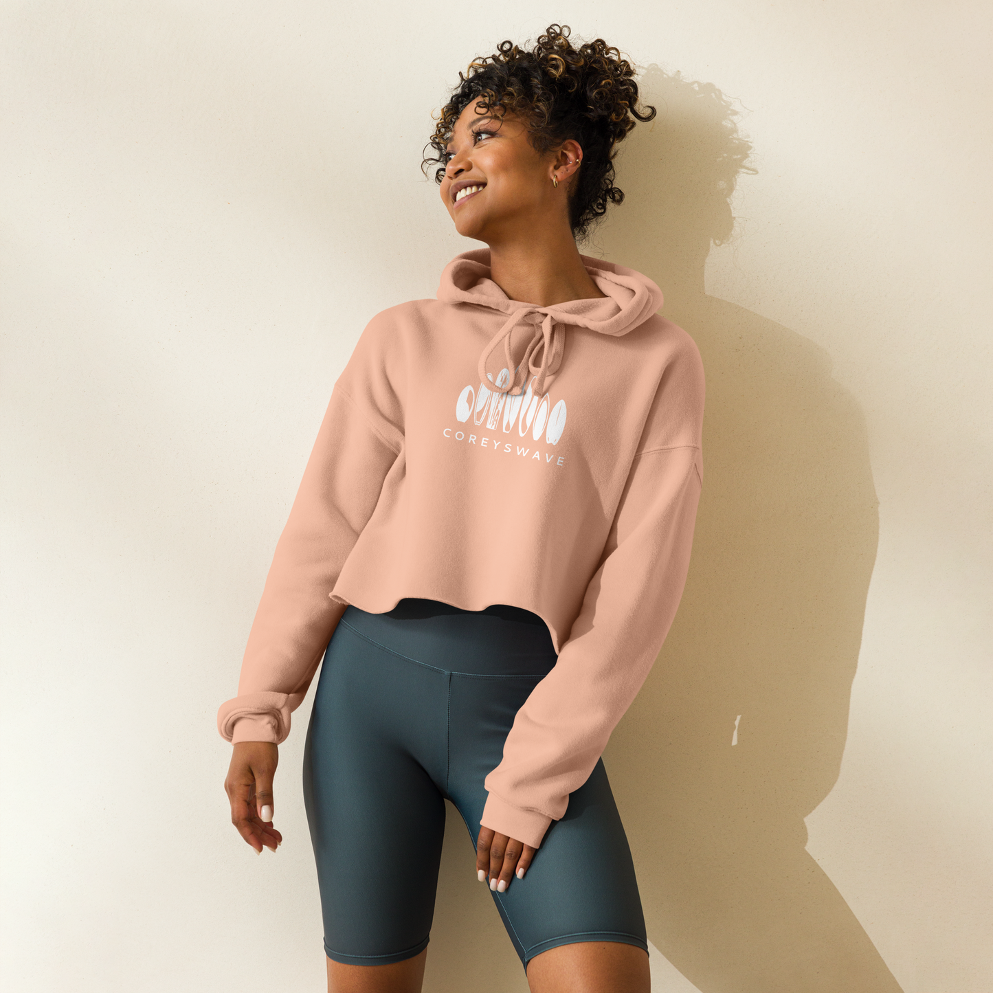 Women's Crop Hoodie | Legacy in White